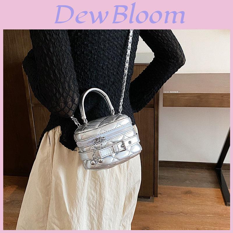 Lightweight Embroidered Korean Chain Bag For Women Trendy Striped Modern Chic Shoulder Crossbody