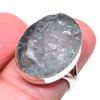 Natural Aquamarine Rough Gemstone 925 Sterling Silver Jewelry Ring Size 6.5 h4L07
