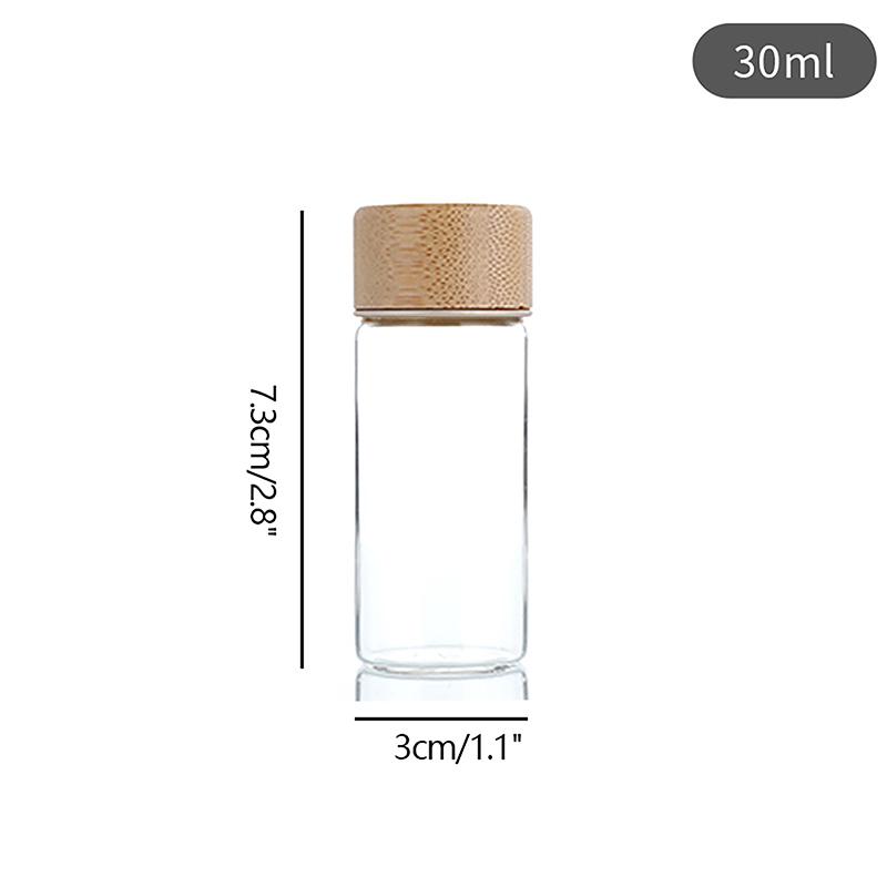 20/25/30Ml Mini Glass Bottle For Coffee Concentrate Milk Juice Leakproof Bottle