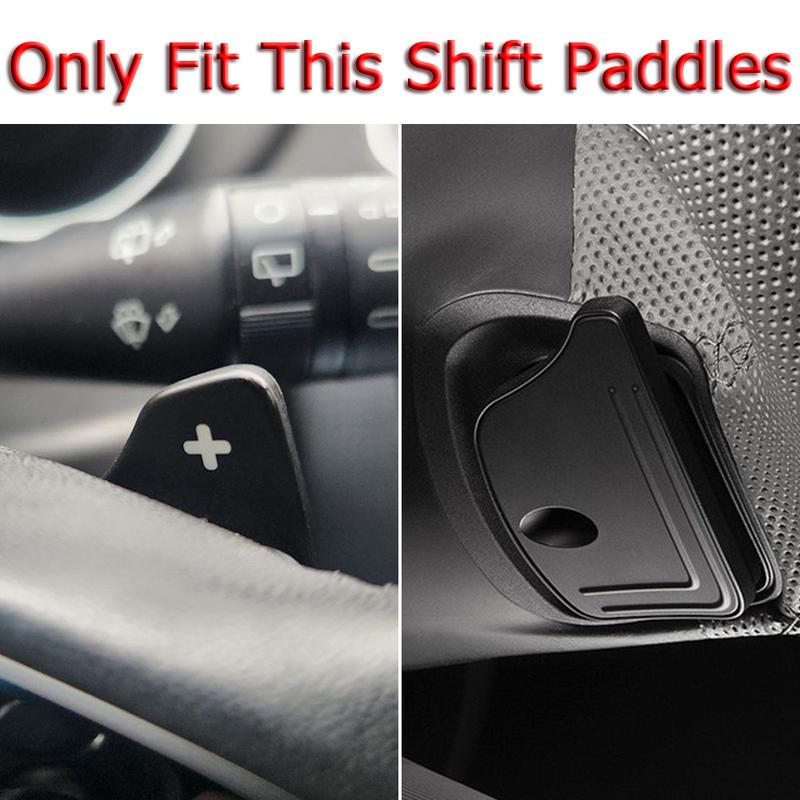 For Alfa Romeo Giulietta 2011-, Alfa MiTo 2010- Car Steering Wheel Shift Paddle DSG Extension Gear Stickers Accessories