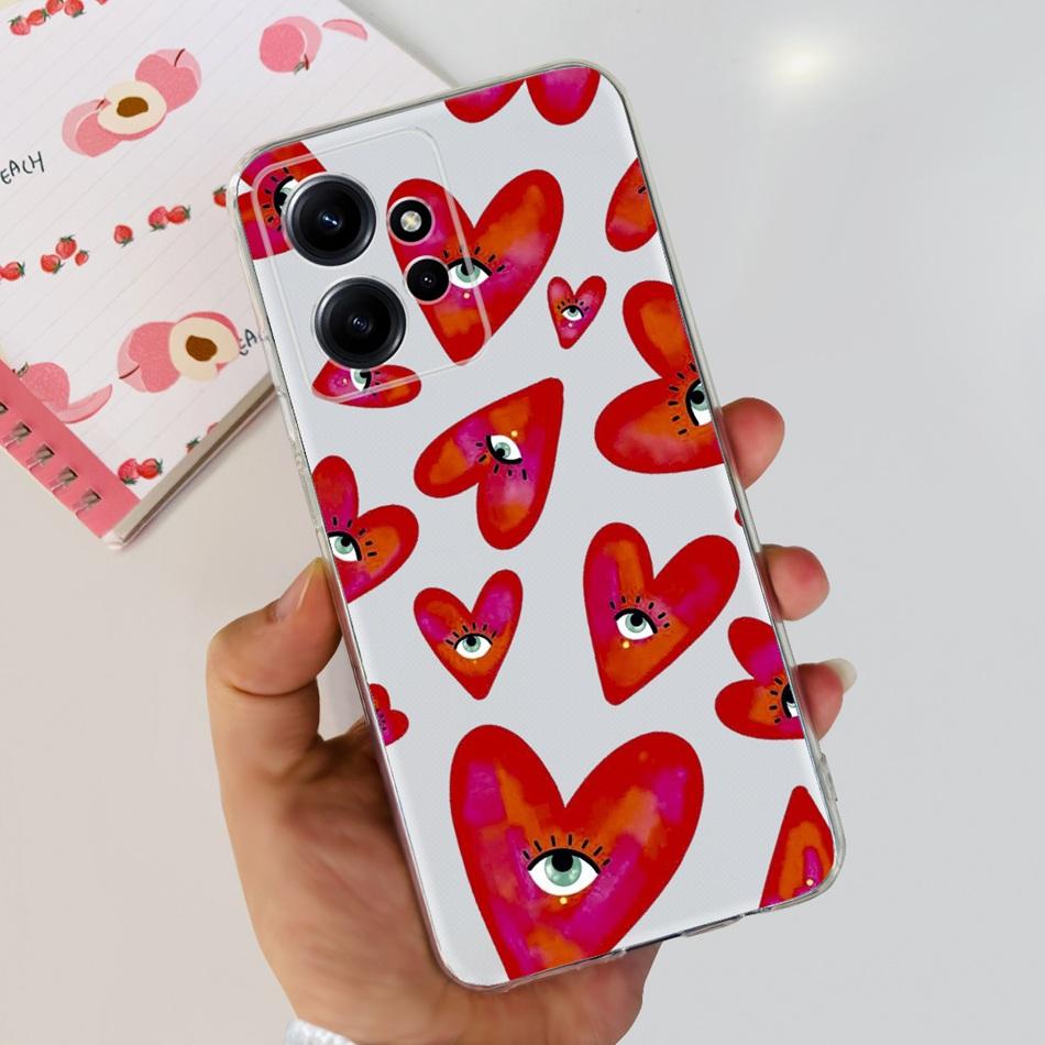 Для Xiaomi Redmi Note 12 Global Стильный Чехол для Телефона Мягкий Силикон ТПУ Задняя Крышка Для Redmi Note 12 Pro 4G Note12 12Pro