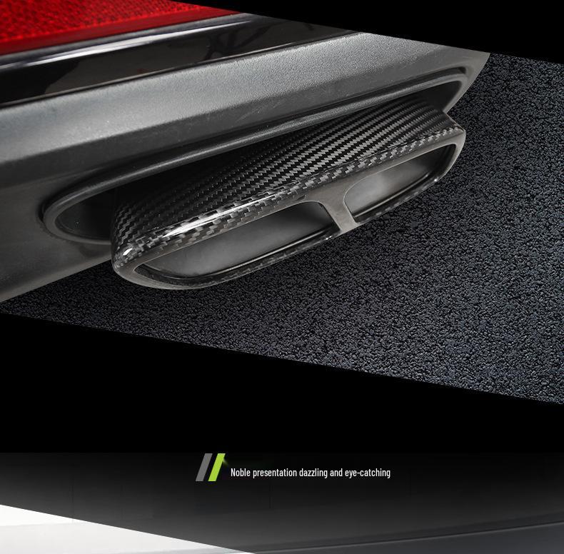 Carbon Fiber Exhaust Tip Cover for Porsche Panamera 971