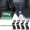 Car Seat Back Storage Hook Vehicle Headrest Organizer Hanger Hook For 308 408 508 RCZ 208 3008 2008 206 207 108 406 407 408 207 208 306 307
