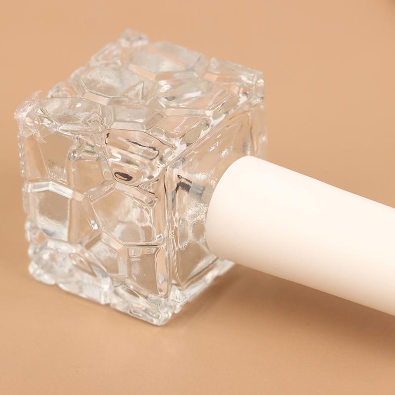 10/15 мл Пустая прозрачная стеклянная бутылочка для лака для ногтей Пустая с крышкой и кисточкой Косметические контейнеры Стеклянные бутылочки для ногтей с кисточкой