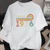 Свободная футболка на 50-летие, тема 1976 года - Высококачественный 100% хлопок 260 г, короткий рукав, европейский и американский стиль