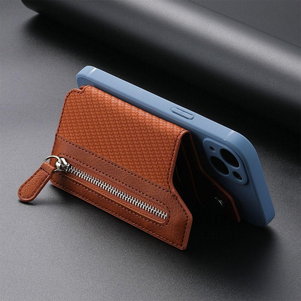 Back Cover Mobile Phone Card Bag Wallet Case Phone Card Holder Phone Wallet Stick Cell Phone Pouch