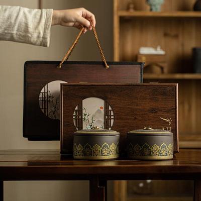 Керамическая банка для чая Zhinianhua и подарочная коробка