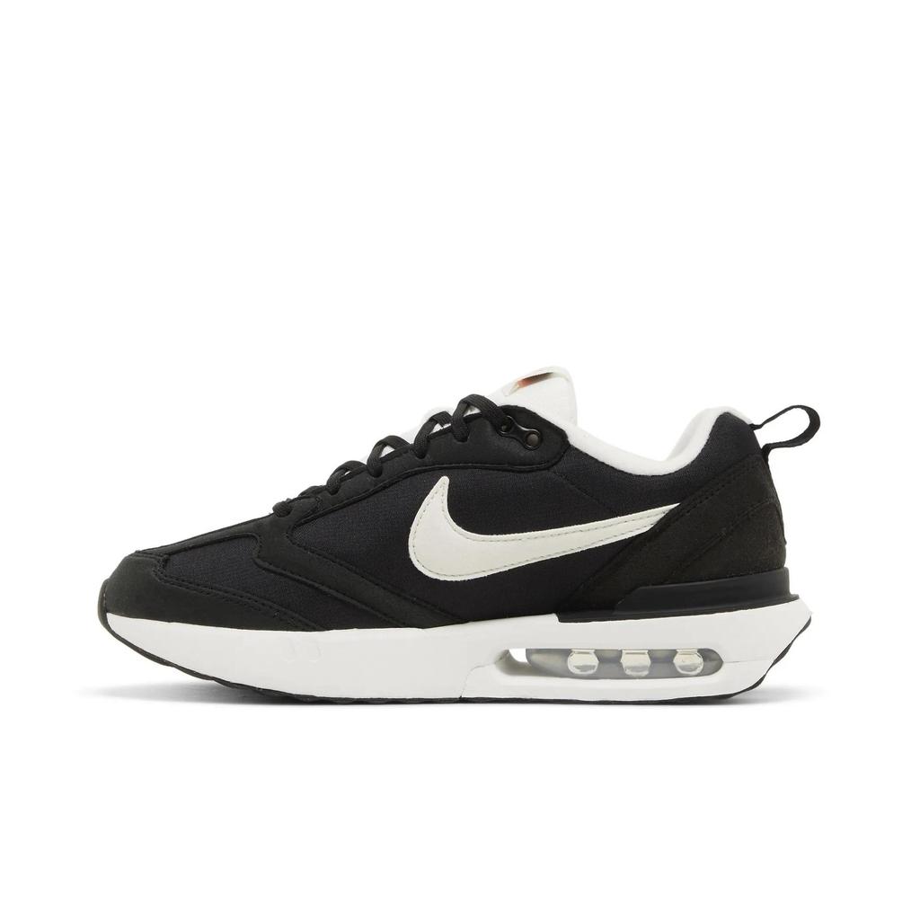 Nike Air Max Dawn Grade School 'Black White' (Unisex) Black / Metallic Silver / Dutch Orange / White Kids' Running Shoes DH3157 002