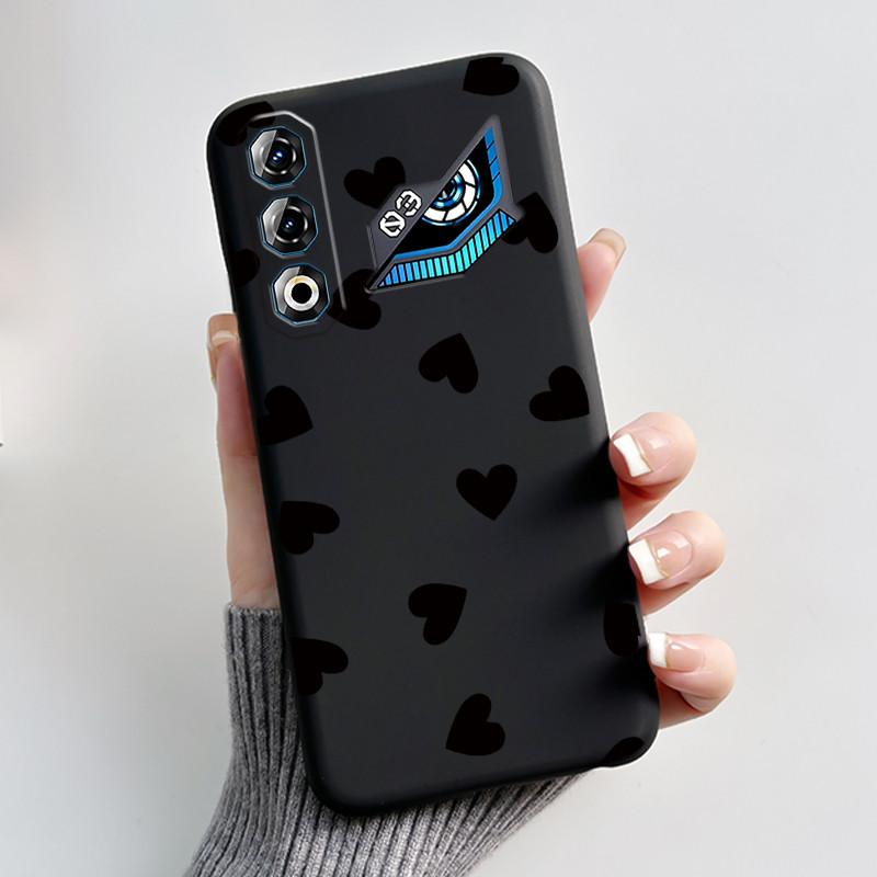 Чехол для ZTE Nubia Neo 3 GT 5G Z2465N Милый Кролик Черный Мягкий ТПУ Силикон Ударопрочный Задняя Крышка Для ZTE Nubia NEO3 GT 5G Корпус