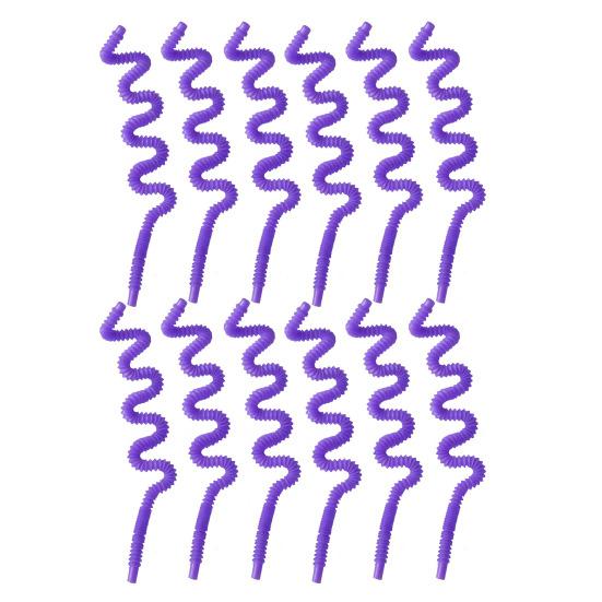 Разноцветные изогнутые гибкие соломинки 6 мм, многоразовые, пищевой пластик, гибкие соломинки для питья, для дня рождения, дома, путешествий