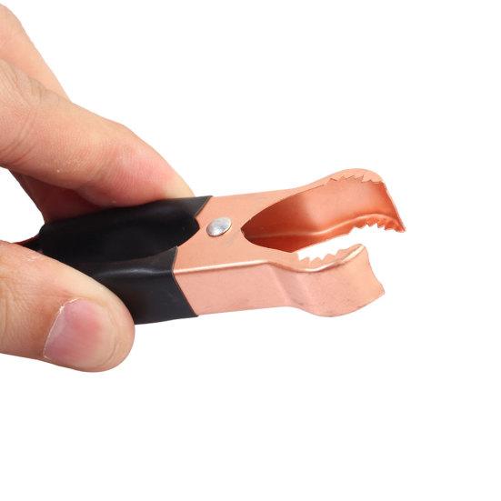 Зажим для автомобильного аккумулятора 12 В, кабель с зажимом типа «крокодил» и адаптером для прикуривателя