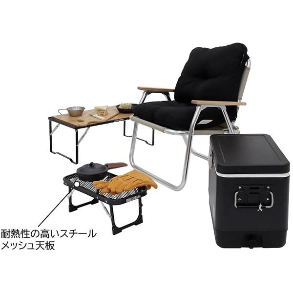 Captain Stag Uc 0593 [outdoor Table Steel Table Slightly Mesh Table Bistro Uc 593]