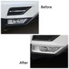 For Volkswagen VW Tiguan MK2 2017- Chrome Front Fog Light Lamp Foglight Trim Cover Frame ABS Exterior