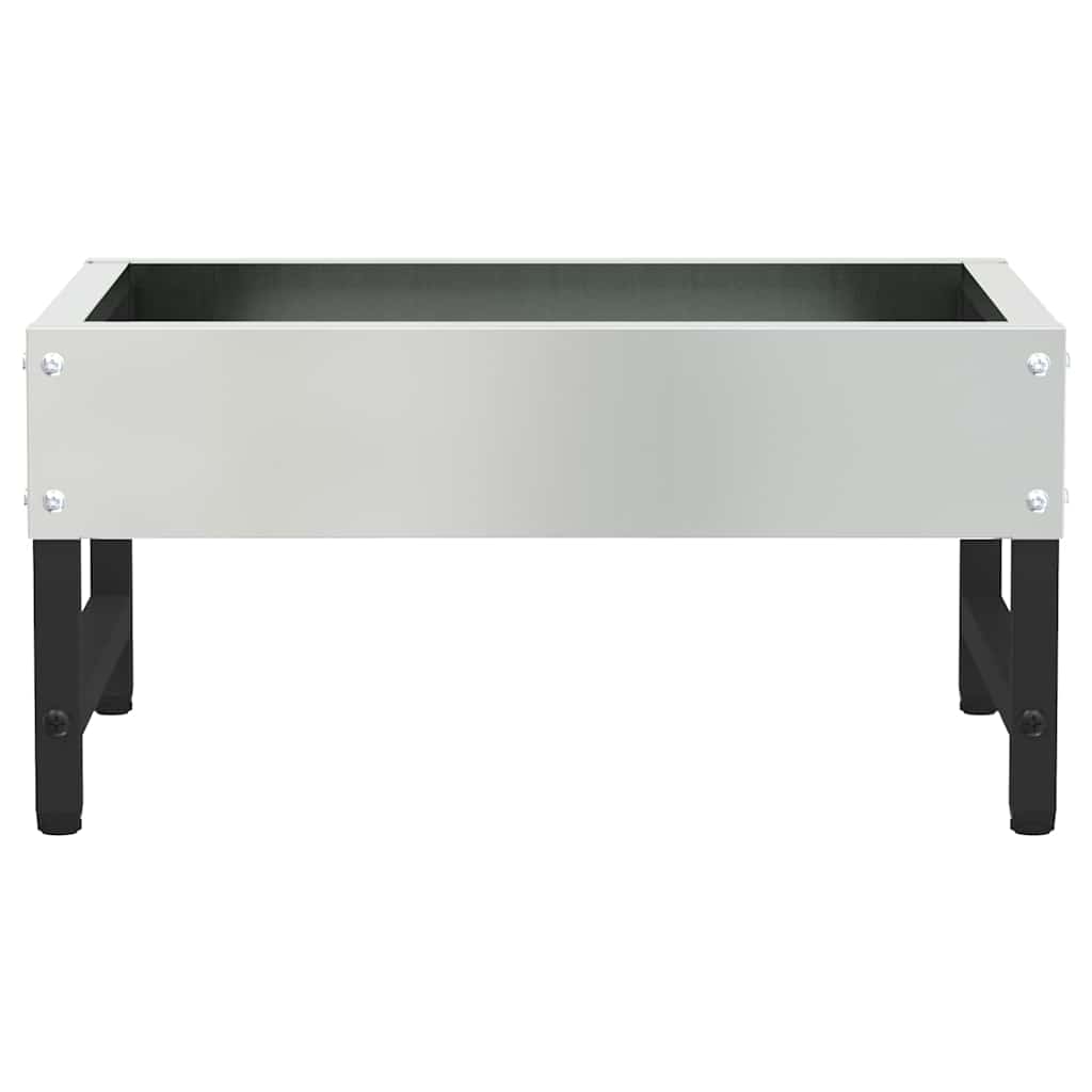 Bird Feeder Silver 34 x 26 x 16 cm Galvanized Steel