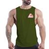 Men's Gym Sports Vest Lightweight Breathable Comfortable Multi-color Vest Fun Print Multi-color Fashion Quick-drying Vest