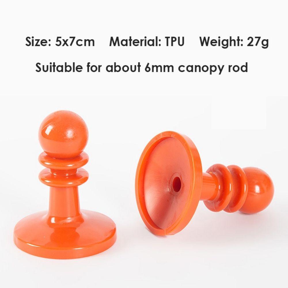 4Pcs Lightning Proof Cap Camping Tent Pole Awning Rod Support Bar Anti-Thunder Protection Cover Safe Awning Rod Outdoor Tent Hat