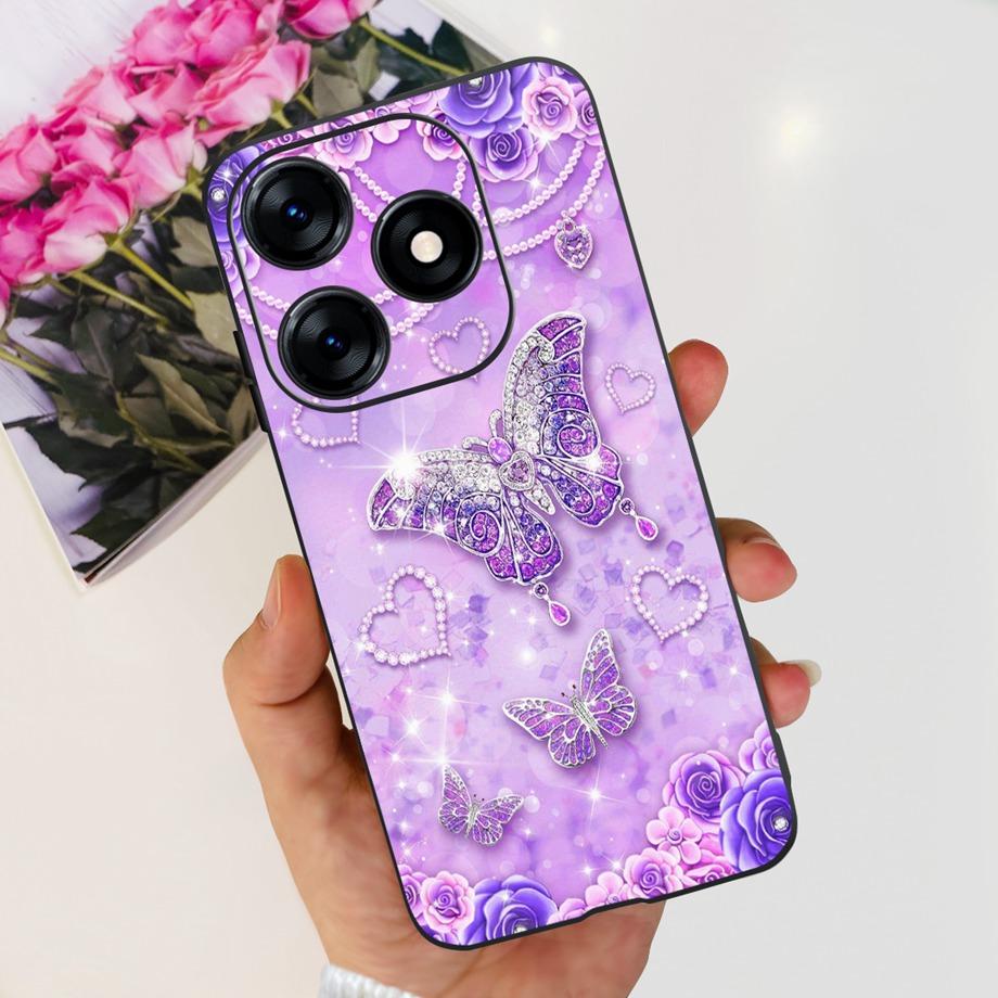Чехол для телефона Tecno Spark 10 10c 10 Pro Spark10 KI5k KI5m KI5q KI7 Задняя крышка Мягкий прозрачный ТПУ Тонкий Funda Дракон Астронавт