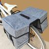 Bike Rear Rack Bag 25L Large Capacity Reflective Hard Shell Cycling Road Mountain Bicycle Trunk Pannier Rear Seat Carrier Storage Pouch Bike