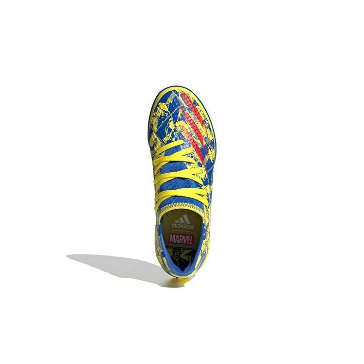 adidas X GHOSTED Износостойкие Низкие Детские Футбольные Бутсы Синий Желтый Красный Детские GZ8705