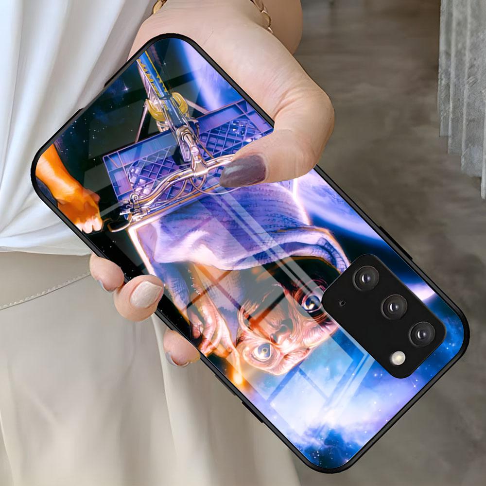 Et Extra-terrestrial Phone Case For Samsung S26 S25 S24 FE S23 S22 S21 Plus S20 Ultra Note20Ultra Black Glass Cover