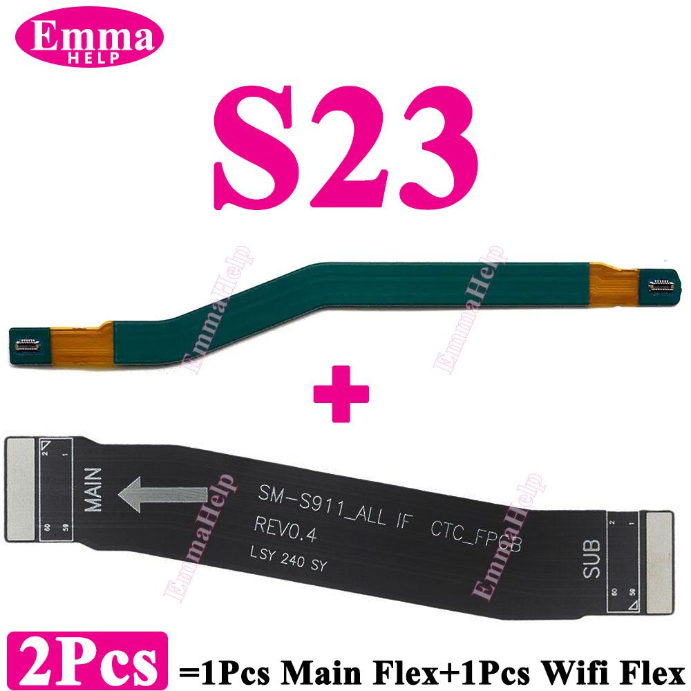 2x Main Board Flex Signal Antenna Connector Motherboard Cable For Samsung S20 S21 S24 Plus S22 S23 Ultra WiFi Antenna Flex