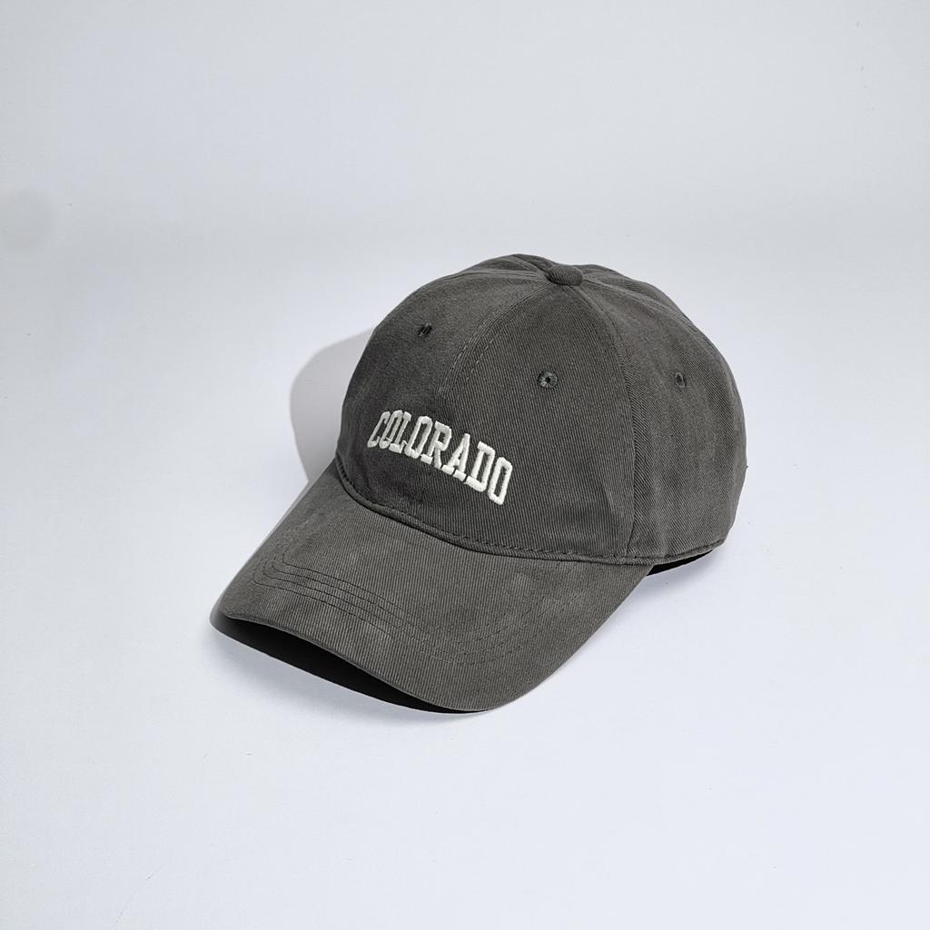 High-quality brushed cotton soft-top baseball cap, Korean-style versatile lettered autumn/winter hat, trendy and face-slimming duckbill cap for women