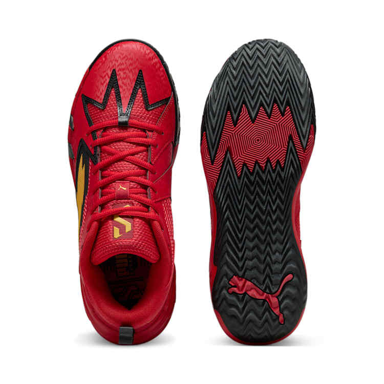 311070-01 Puma Scoot Zeros Ретро На все времена Красный Желтый Sizzle (Мужской)