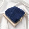 Multi-Layered Flannel Jewelry Zipper Bag Velvet Purse Cloth Jewelry Organizer  Bracelet