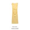 Kaslead New Arrival Women's Clothing Fashion Style Fashion Silm Asymmetric Midi Skirt Dress 2477262