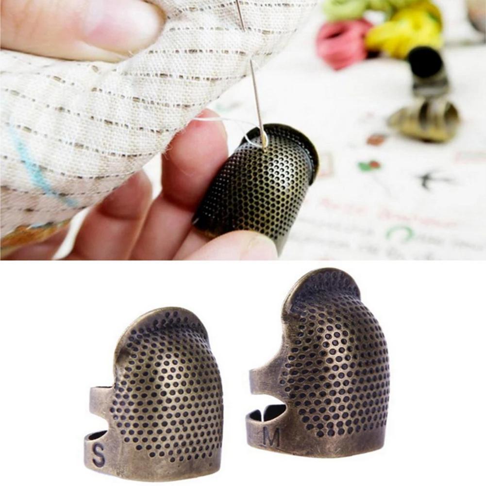 Finger Protector Household Sewing Tools Accessories Thimble Needles Finger Protector Thimble Ring Handworking Needle Craft NEW
