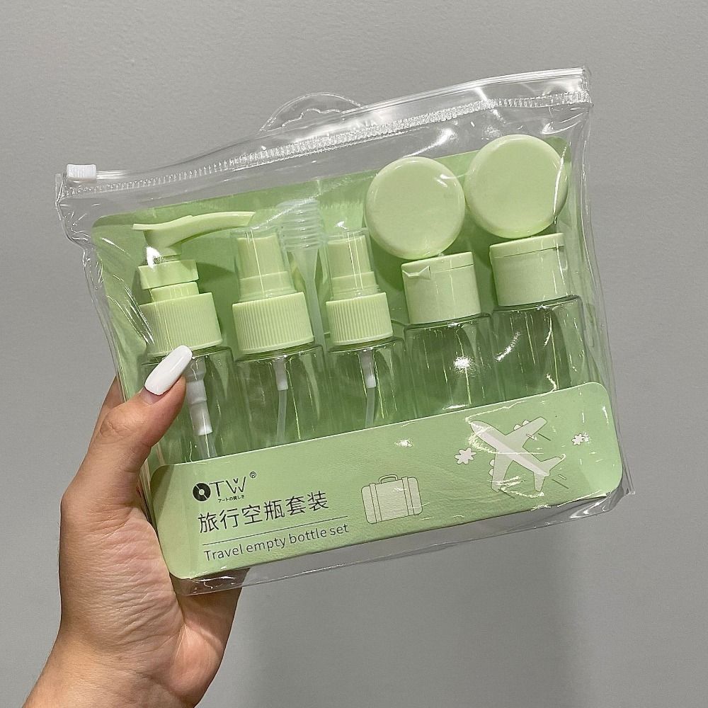 5/9 шт. Мягкий дорожный набор пустых бутылок Многоразовый контейнер для лосьона Горячая многоразовая бутылка Путешествия