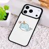 Kawaii Narwhal Collage Phone Case for iPhone 17 Air 16 15 11 12 14 13 Pro Max Shockproof Cover