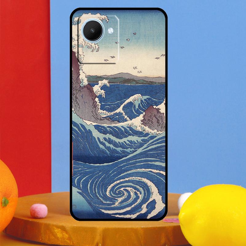 Японский стиль Арт Япония Для Realme 15 Pro 10 11 12 13 14 Pro Plus GT6 GT7 C61 C67 C63 C71 C55 C51 C65 C53 C75 Чехол