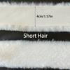 1M Sewing DIY Craft Plush Fur Stripe Furry Fluffy Faux Rabbit Fur Tape Trimming Ribbon