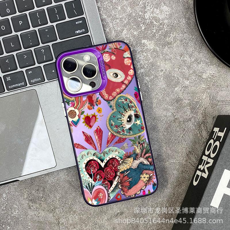 Любовь одноглазное применение OPPOA97 цветная серебристая оболочка OPPOA53 все включено A58 противоударный K9 креативный REALME11PRO