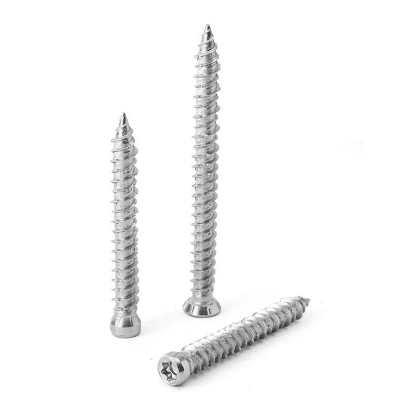 German Style Torx Drive Stainless Steel Self-Cutting and Self-Tapping Screws for Concrete, Doors, and Windows