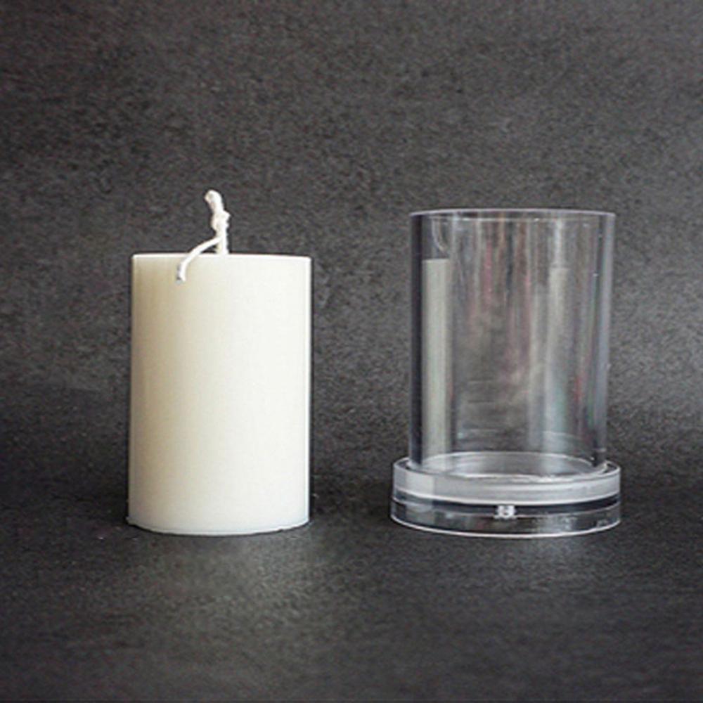 DIY Soy Ice Flower Embossed Ornaments Columnar Candle Mold Aromatherapy Wax Model Home Deor