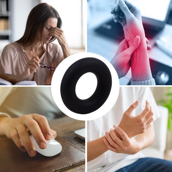 Силиконовое кольцо-тренажер для силы хвата, противоскользящее кольцо для тренировки предплечья и пальцев, кольцо-усилитель хвата для руки, оборудование для тренировок по реабилитации кисти