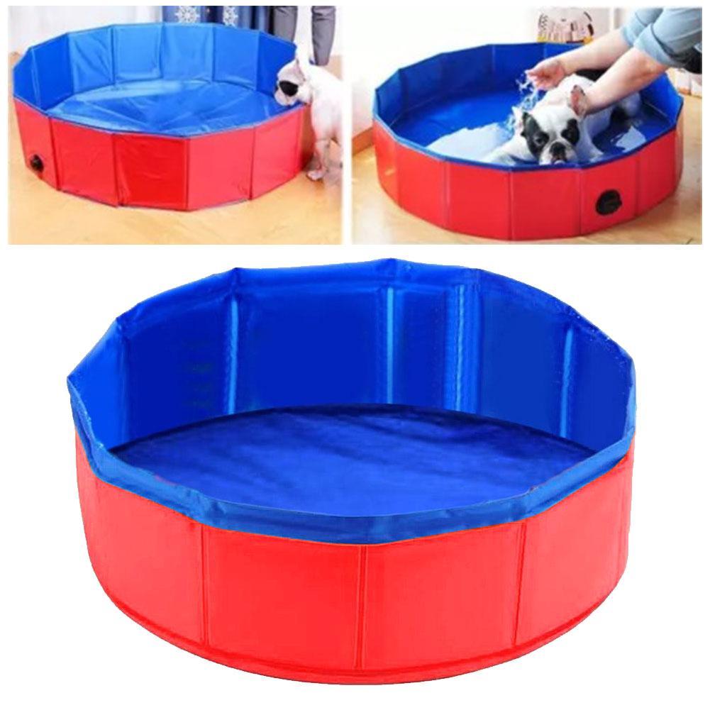 НОВЫЙ высококачественный складной большой/маленький мобильная ванна для чистки бассейна для собак и кошек из ПВХ P R6O2