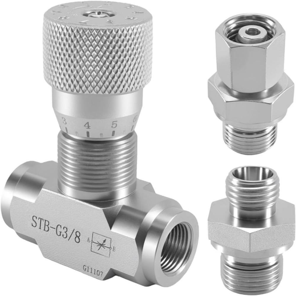 M14 Thread Connector Hydraulic Flow Control Valve Mini Excavator Valve  For 1-2 Ton Mini Excavator