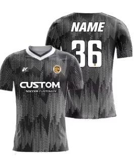 Breathable Men's Short Sleeve Football Jersey Top Digital Sublimation Printing Training Uniform Football Shirt Men's