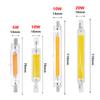 R7S Led Glass Tube Cob Bulb 78Mm 118Mm High Power 5/10/20W R7S Corn Lamp Replace Halogen Light Ac 110V 220V Lamps