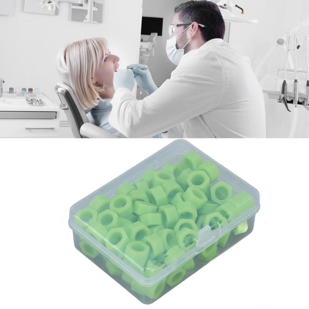 100pcs Dental Rings Silicone Color Instrument Rings for Instruments Identification