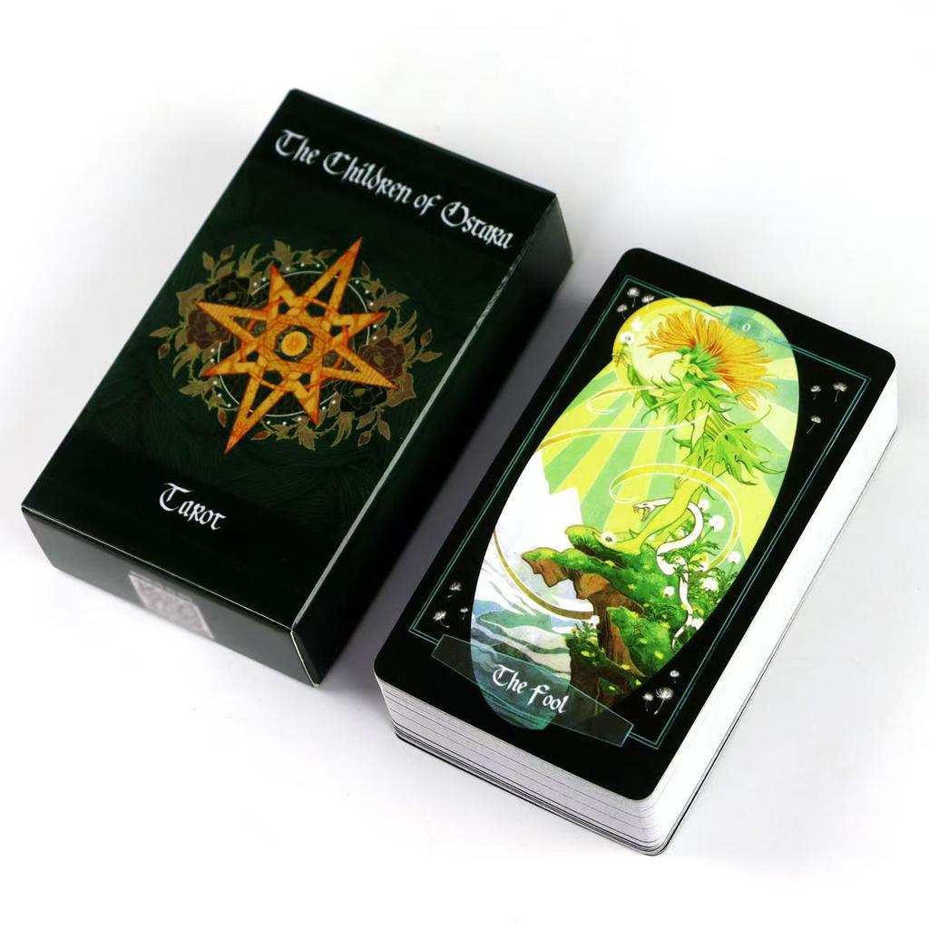 The Children of Ostara Tarot Deck 78 Pcs Tarot Cards Based On RWS Lavishly Illustrated 10.3*6cm
