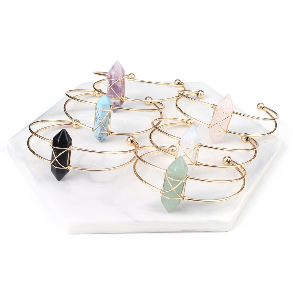 Women Bracelet Natural Stone Agates/Rose Quartz Adjustable Bracelet Charms For Women Romantic Birthday Gift Diameter 63 MM