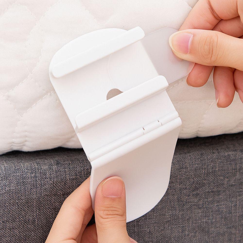 4pcs Plastic Bed Cover Fixing Clip Non-slip Anti-Shift Fasteners Bed Sheet Holder  Elderly Beds