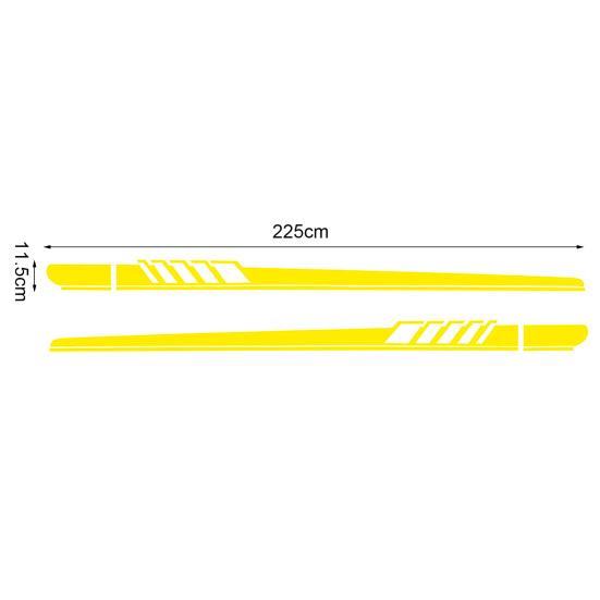 Наклейка на кузов автомобиля, стильная солнцезащитная изысканная боковая полоска на двери, юбка, наклейки, внешние аксессуары