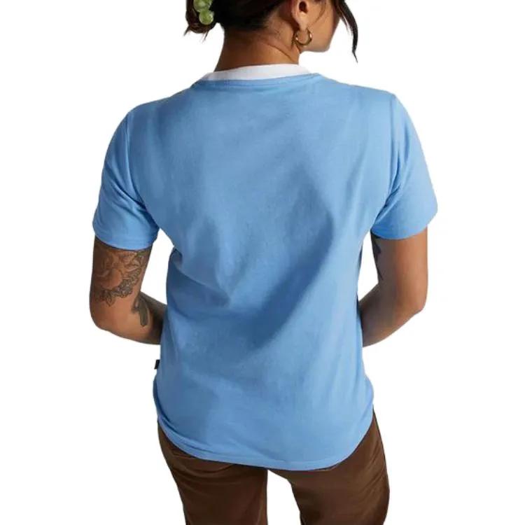 Converse Chuck Ringer T Shirt Women's Blue (Unisex) T-Shirts 10025896 A02