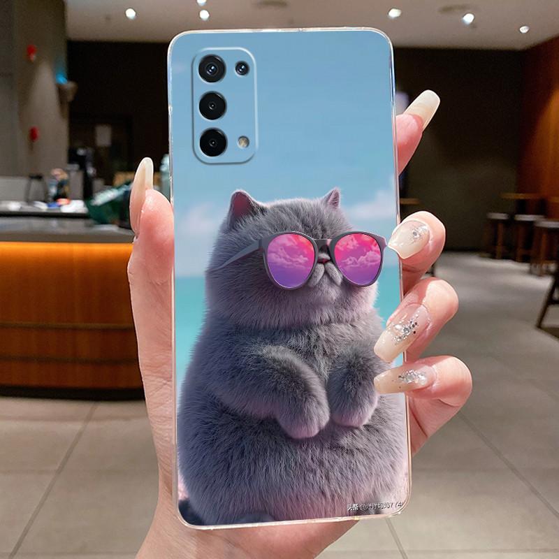 Чехол для OPPO A74 5G CPH2197 Чехол для телефона Роскошный Дракон Милый Крутой Узор для Мальчиков и Девочек Мягкий силикон Задняя крышка Прозрачный корпус