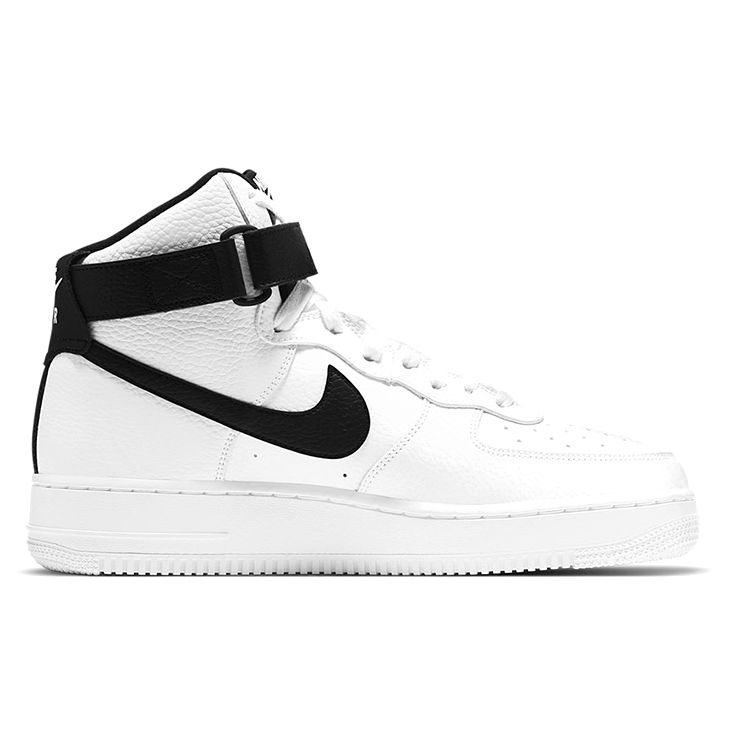 Nike Мужские кроссовки Air Force 1 07 High Белые Черные Мужские Кроссовки CT2303-100